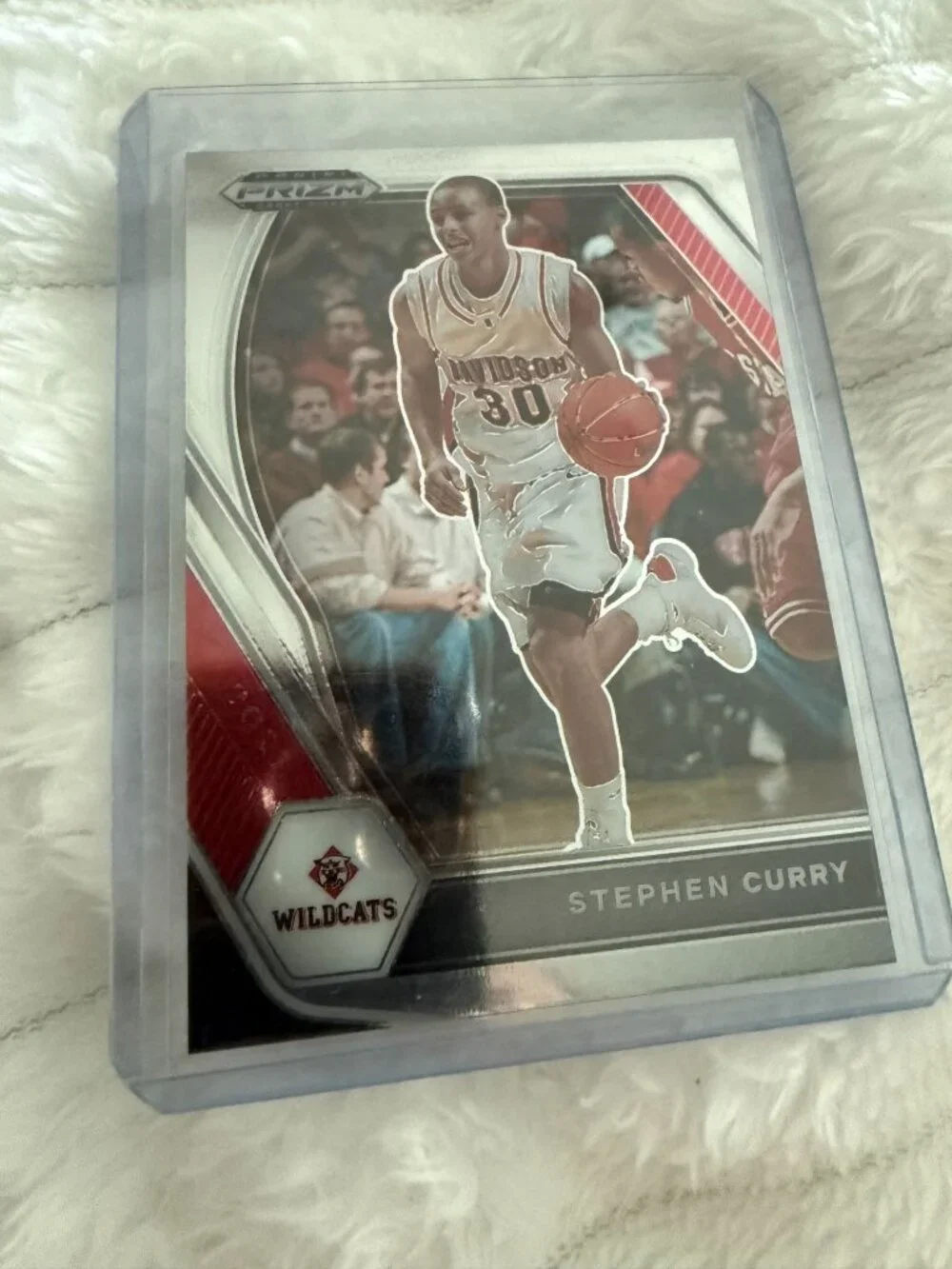 2021 Panini Prizm Draft Picks Stephen Curry #56 - Davidson Wildcats - Warriors